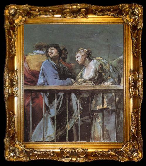 framed  Francisco Goya No title, ta009-2